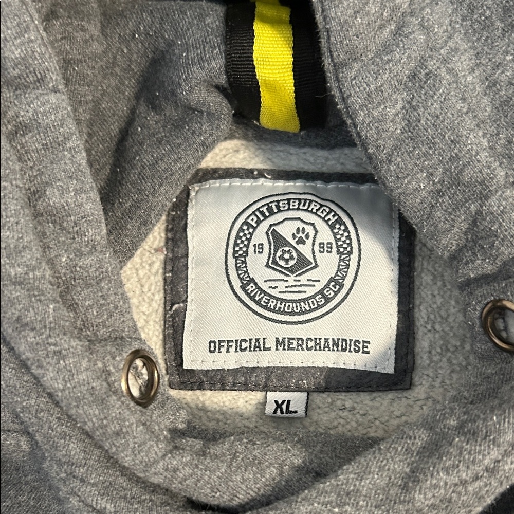 Pittsburgh Riverhounds Charcoal Hoodie - Picture 2 of 2